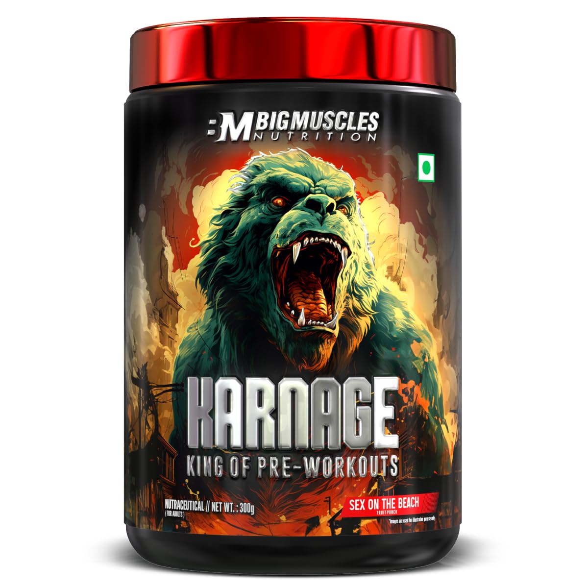BigMuscles Karnage Pre-Workout – Red Edition