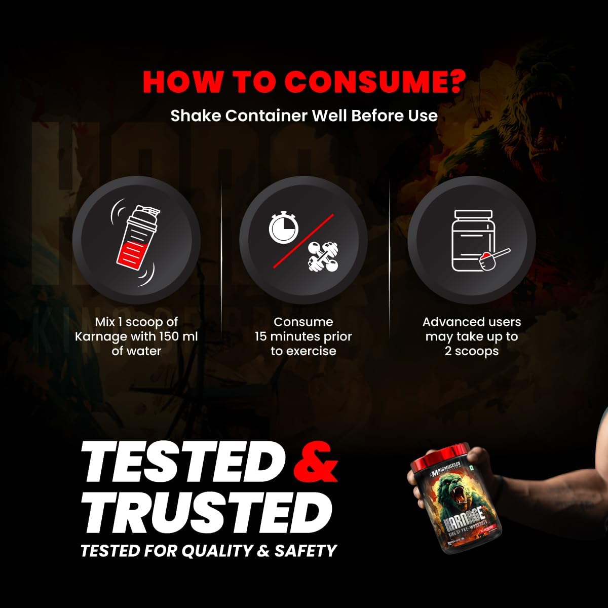 BigMuscles Karnage Pre-Workout – Red Edition