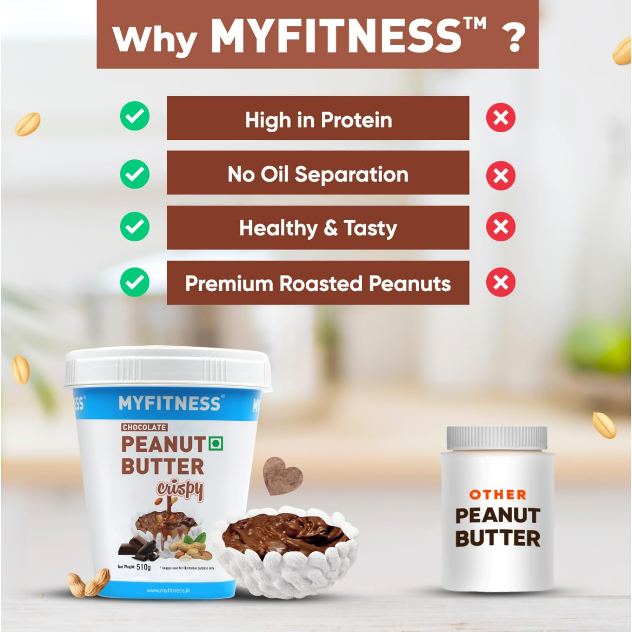 MyFitness Chocolate Peanut Butter