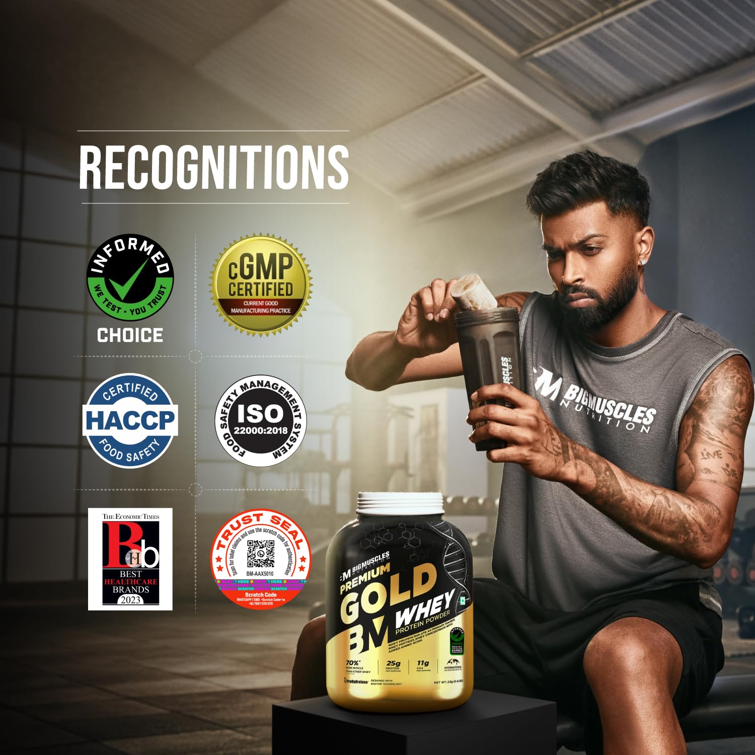 BigMuscles Gold Whey Protein