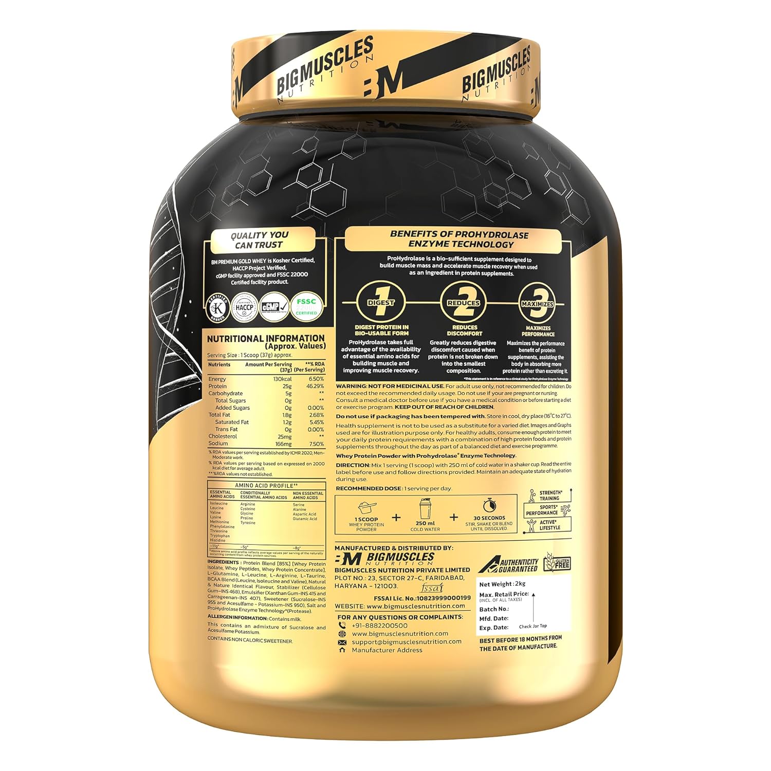 BigMuscles Gold Whey Protein
