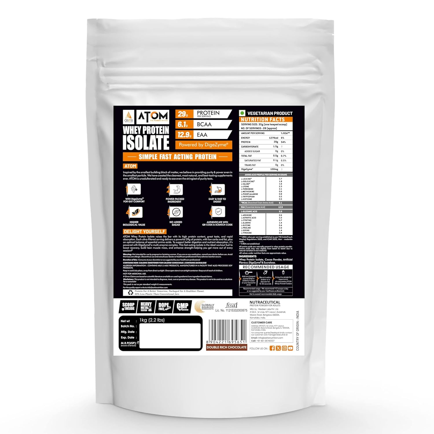AS-IT-IS Whey Protein Isolate