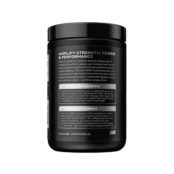 MuscleTech Platinum 100% Creatine - 250g - Unflavoured